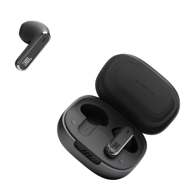 JBL Live Flex - Black - True wireless Noise Cancelling earbuds - Detailshot 5 image number null